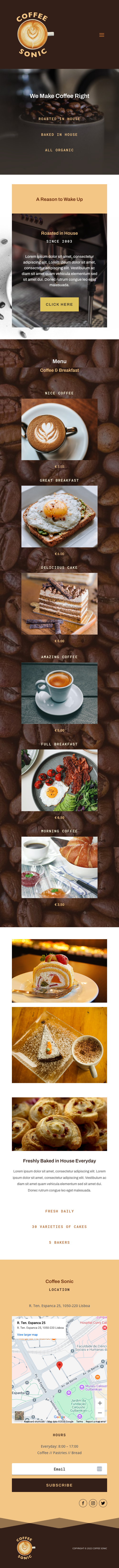 coffee shop mobile image