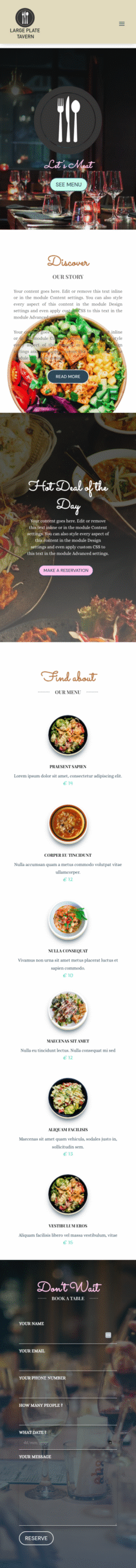 restaurant mobile image